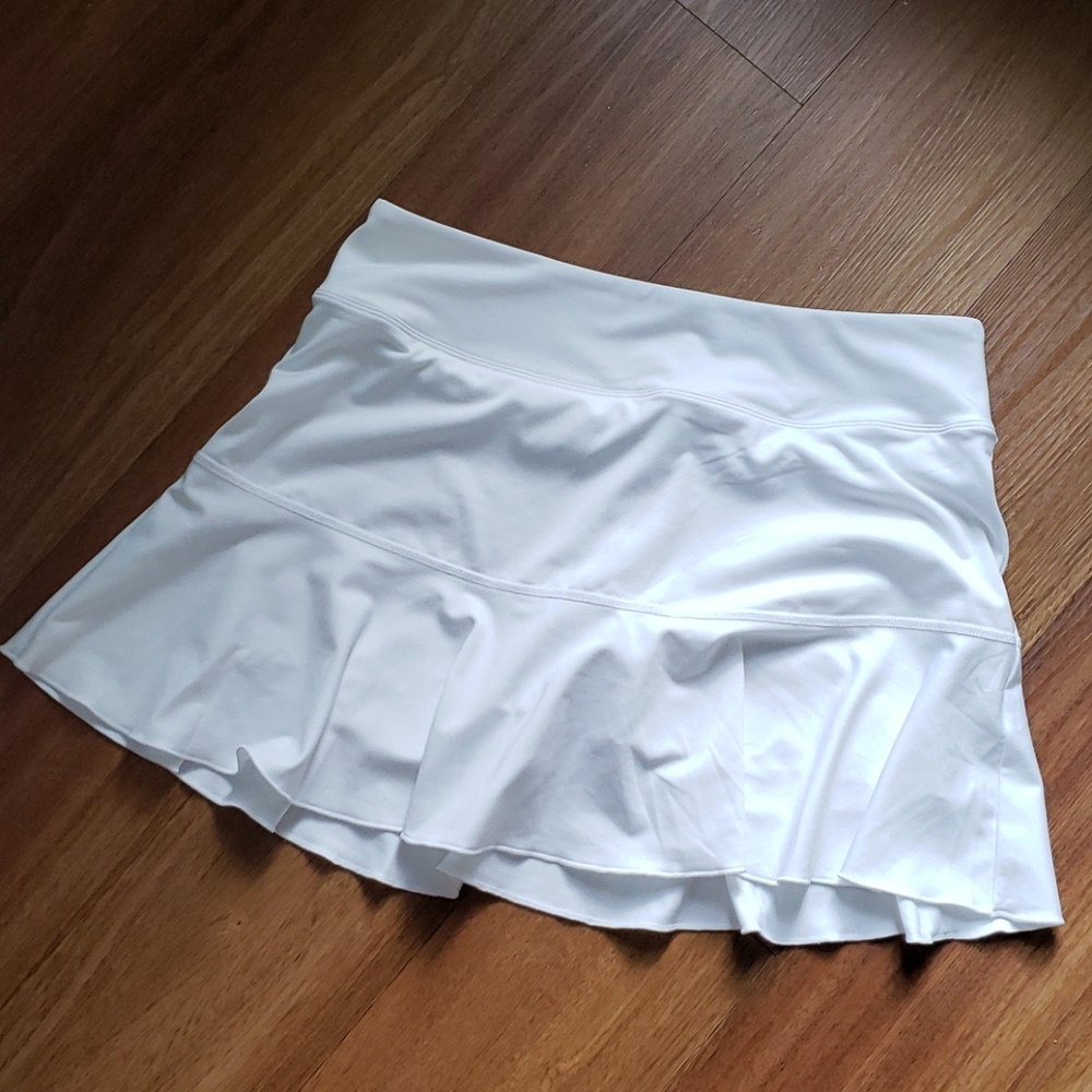 White Tennis Skort